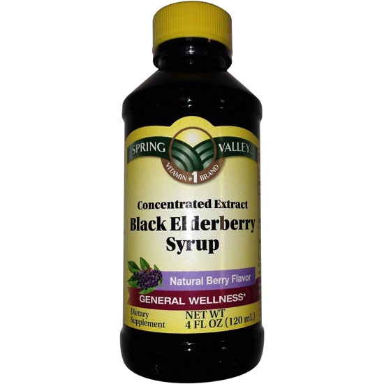 Picture of Spring Valley Concentrated Extract Black Elderberry Syrup, Natural Berry Flav…