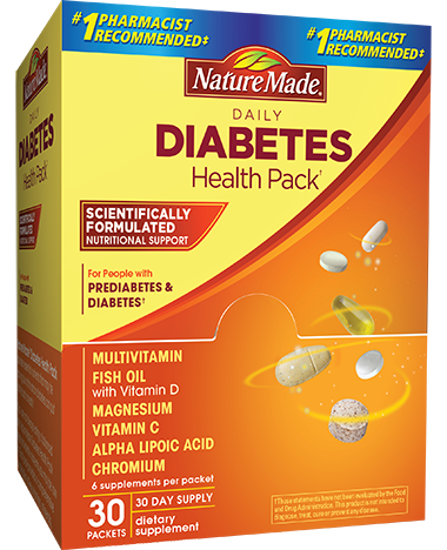 Picture of Nature Made Diabetes Health Pack 60 Packets