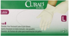 Picture of Curad Powder Free Latex Exam Gloves Large 100 count