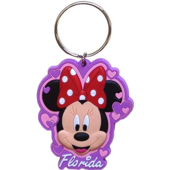 Picture of Disney Minnie Hearts Lasercut Keychain