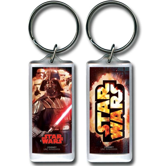 Picture of Disney Star Wars Explosion Darth Vader Lucite Keychain Keyring