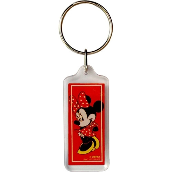 Picture of Disney Minnie Mouse Classic Red Minnie Lucite Keychain