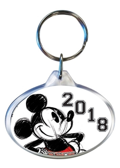 Picture of Disney 2018 Big Mickey Lucite Oval Keychain