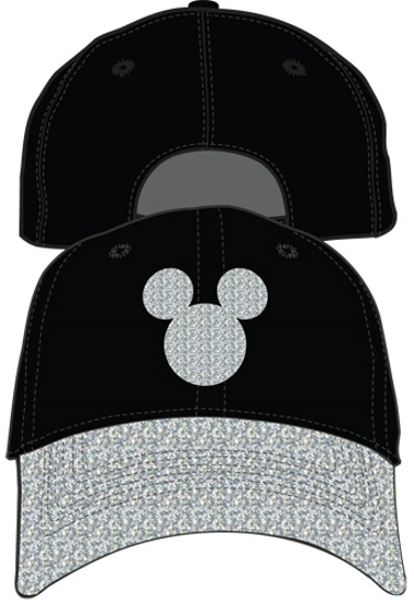 Picture of Disney Mickey Mouse Adult hat Shimmer Silver