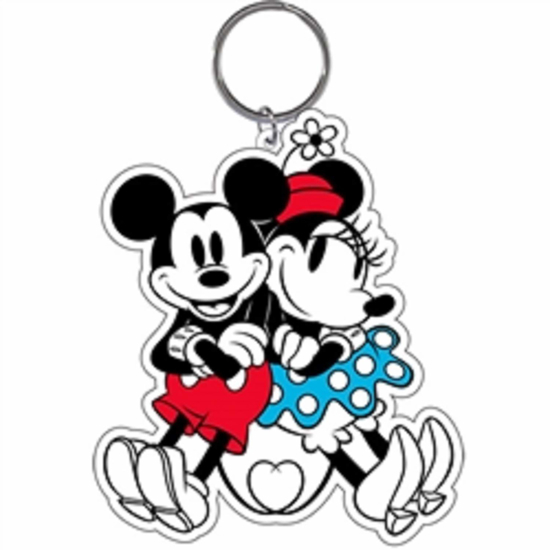 Picture of Disney Keychain Mickey Minnie Love Tail Lasercut Keychain Original