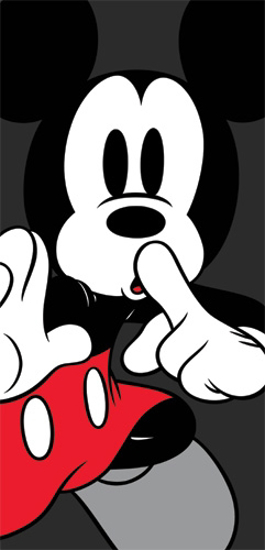 Picture of Disney Mickey Mouse Silencio Beach Towel 28x58