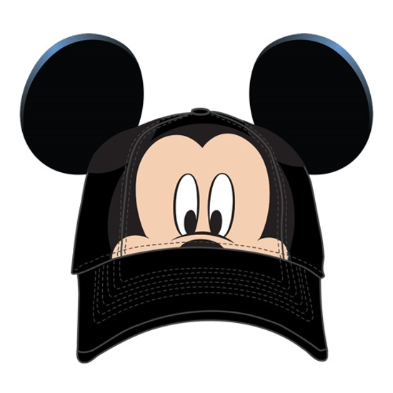 Picture of Disney Youth Mickey Peeking Ear Black Hat