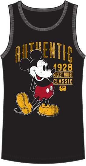 Picture of Men's Tank Mickey Mouse Authentic 28, Black