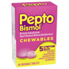 Picture of Pepto Bismol 5 Symptom Stomach Relief Chewable Original Flavor 48 Ct