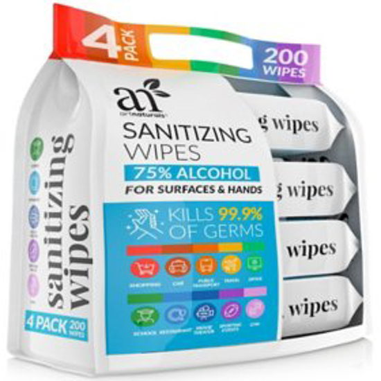 ArtNaturals Sanitizing Wipes 50 ct 40 pk