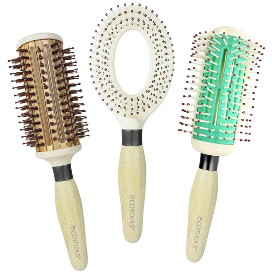 EcoTools Air Dryer, Large Thermal, Half Round Best Hair Day Brush