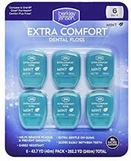 Berkley Jensen Extra Comfort Dental Floss 6 pk.