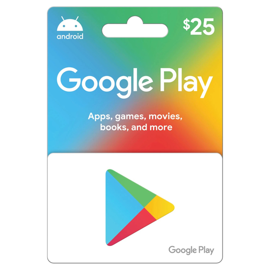 Google Play $25 Gift Card