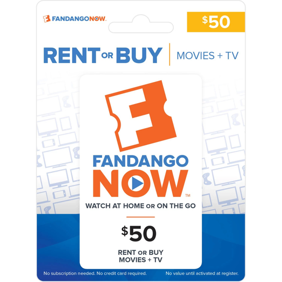 FandangoNOW $50 Gift Card