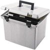 Pendaflex Plastic Portafile File Storage Box Granite Letter