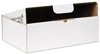 Duck Self Locking Shipping Boxes 13" L x 9" W x 4" H White 25 Pack