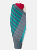 Picture of Teal Stripe Tangail Soft Silk Baluchari Saree