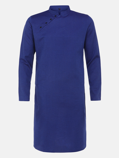 Picture of Midnight Blue Cotton Slim Fit Panjabi