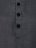 Picture of Deep Charcoal Grey Embroidered Silk Panjabi Pajama Set