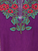 Purple Erri Embroidered Cotton Kurta