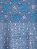 Light Blue Brush Painted and Embroidered Endi Viscose-Cotton Shalwar Kameez Set