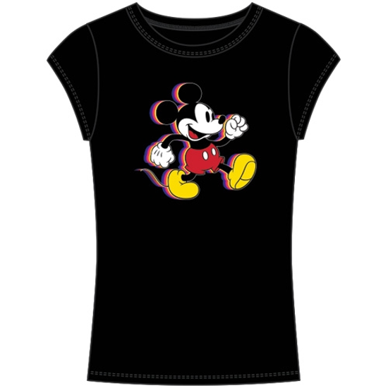 Picture of Junior Fashion Top Mickey Mouse Walking Black