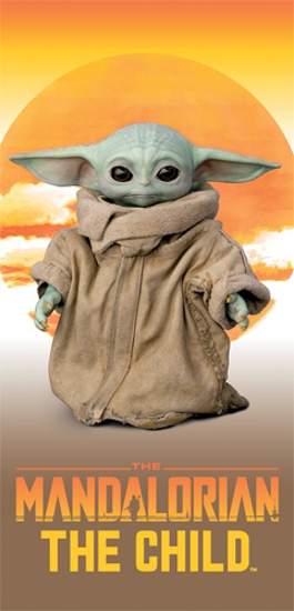 Picture of Disney Star Wars Mandalorian the Sunset Child Beach Towel, 28"x58"