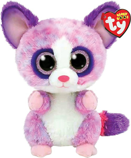 Picture of Ty Toys Beanie Boo Pink Bush Baby Becca - 15 CM, Purple