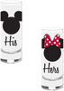 Picture of Disney Mickey & Minnie Mouse 2-Piece Set His & Hers Tall Shot Glasses