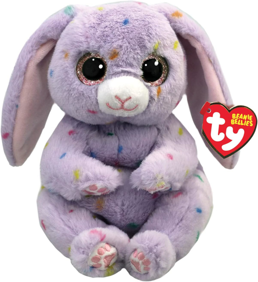 Picture of Ty Beanie Bellie Hyacinth Purple Easter Bunny 6"
