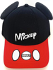 Picture of Disney Mickey Mouse Ears Adult Baseball Cap Black Red One Size