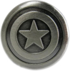 Picture of Marvel Captain America Shield Silver Pewter Lapel Pin