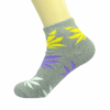 Picture of Mens Ankle Gray Medium  Herb Plant Smoker Weed Socks