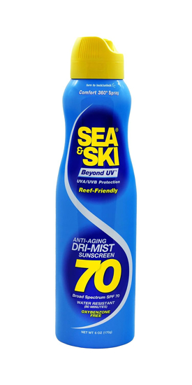 Picture of Sea & Ski Dri Mist Sunscreen 70 SPF Continuous Spray 6 oz