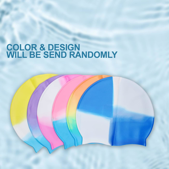 Picture of Strand Import Silicone Swim Cap Multi Color