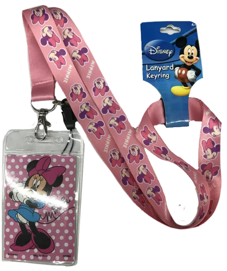 Picture of Disney Minnie Mouse Pink Lanyard
