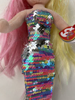 Picture of Ty Anastasia Rainbow Mermaid Sequin Medium Multicolor 18 inches