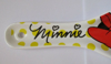 Picture of Disney Minnie Mouse Yellow Polka Dot Spoon Rest