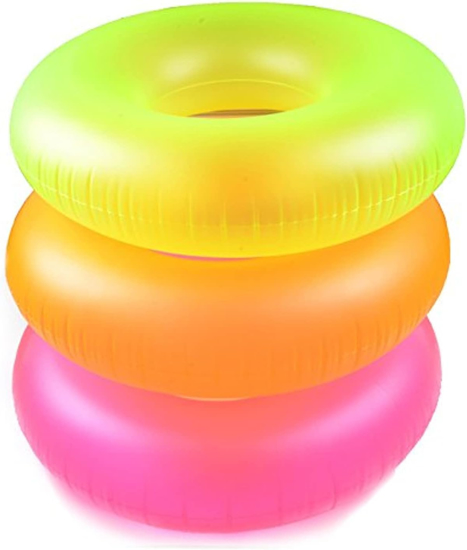 Picture of Intex Neon Frosted Inflatable Tube Assorted Colors 36" 1Qty