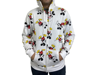 Picture of Disney Mickey Mouse Around Me Zip Up Adult Mens Sweatshirt White Medium
