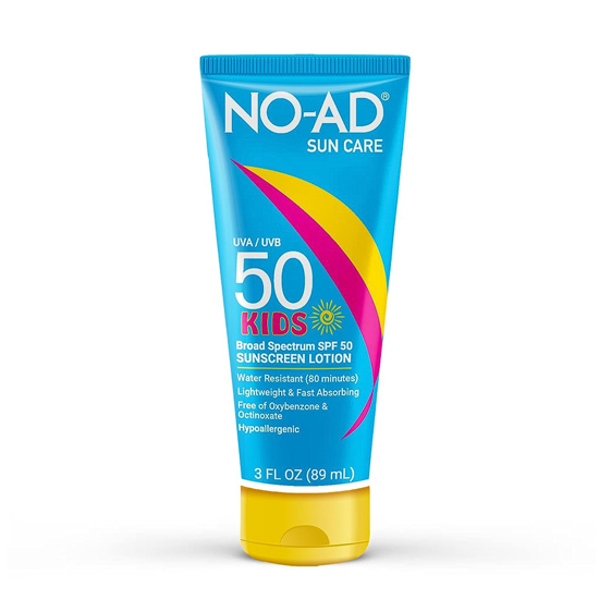Picture of No-AD Kids SPF 50 Sunscreen Lotion 3 Oz Tube