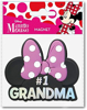 Picture of Disney Minnie Head Pink Bow Soft Touch Magnet #1 Grandma