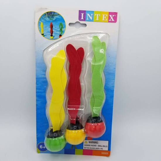 Picture of Intex Underwater Fun Balls Swimming Water Toys Pool Dive Set of 3