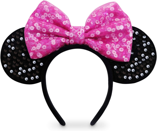 Picture of Disney Minnie Mouse Bow And Ears Pink Headband for Girls