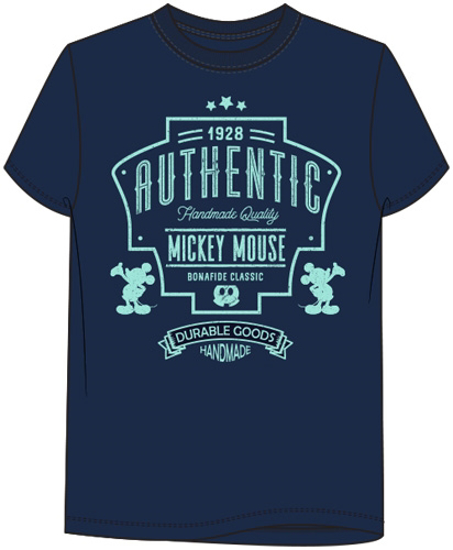 Picture of Disney Mickey Mouse Bonafide Classic Adult Tee Navy