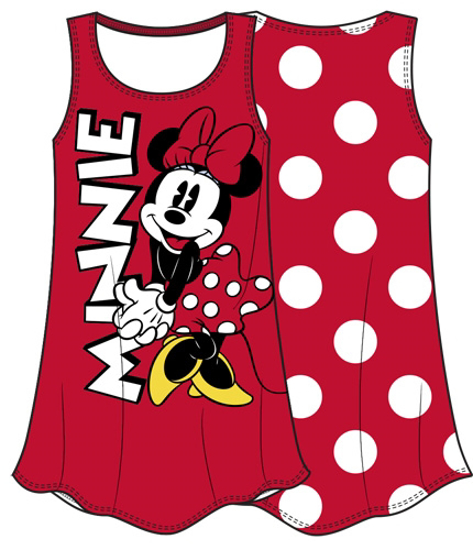 Picture of Disney Minnie Mouse Polka Dot Youth Girls Red Sublimated Dress