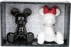 Picture of Disney Mickey And Minnie Sitting With Red Bow Ceramics Salt and Pepper Shakers