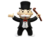 Picture of Hasbro Mr. Monopoly Collectible 3D Foam Magnet