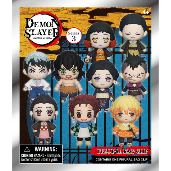 Picture of Demon Slayer Series 3 Mystery Pack Figural Bag Clip