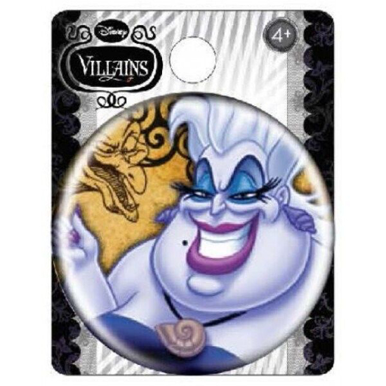 Picture of Disney Villains Ursula Single Button Pin Badge